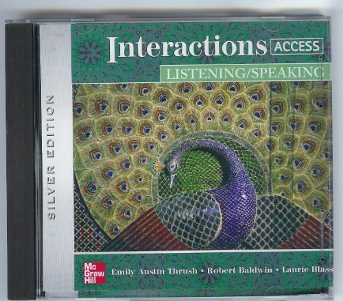 Interactions Access Listening/Speaking Audio CDs (2) - Click to Buy