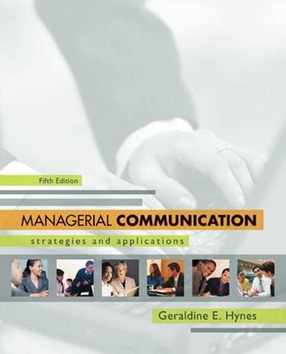Managerial Communication: Strategies and Applications - Click to Buy