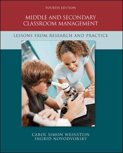 Middle and Secondary Classroom Management: Lessons from Research and Practice - Click to Buy