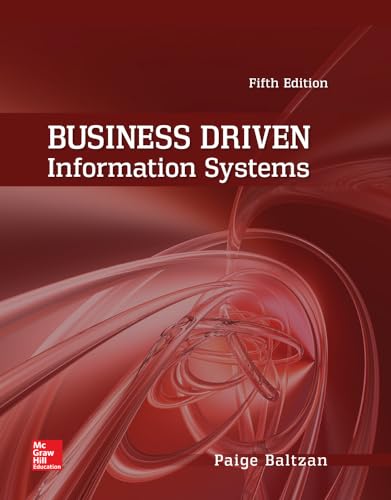 Business Driven Information Systems (IRWIN MANAGEMENT INFO SYSTEMS) - Click to Buy
