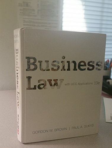 Business Law with UCC Applications Student Edition - Click to Buy