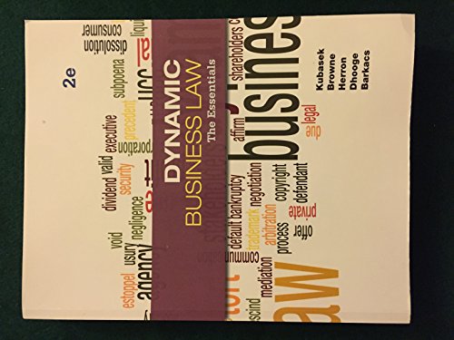 Dynamic Business Law: The Essentials - Click to Buy