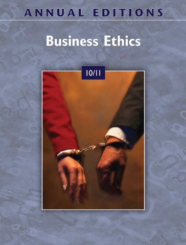 Annual Editions: Business Ethics 10/11 - Click to Buy