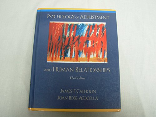 Psychology of Adjustment and Human Relationships - Click to Buy