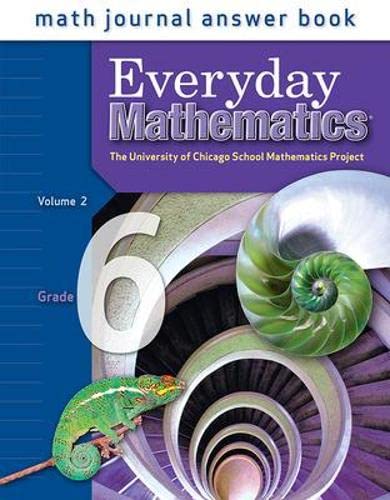 Everyday Mathematics, Grade 6, Journal Answers Teacher Book Volume 2 - Click to Buy