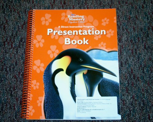 Reading Mastery Reading/Literature Strand Grades 1-2, Transition Presentation Book - Click to Buy