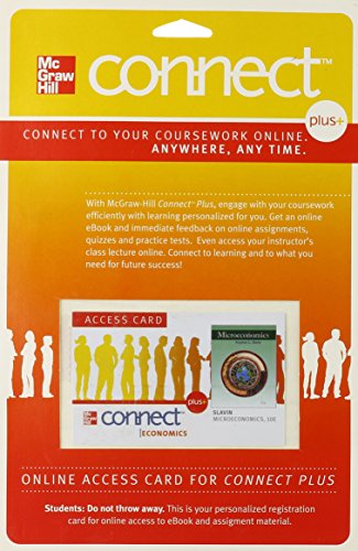 Connect Plus Economics 1 Semester Access Card for Microeconomics - Click to Buy