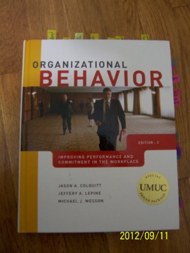 Title: Organizational Behavior - Click to Buy