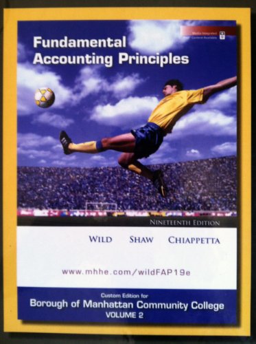 Fundamental Accounting Principles Vol.2 (Chapters - Click to Buy