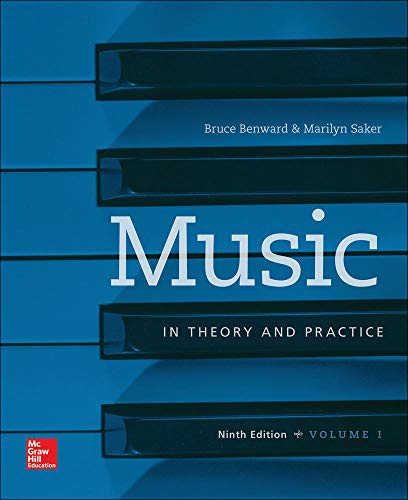 Workbook t/a Music in Theory and Practice, Volume I - Click to Buy