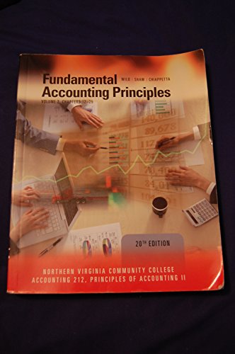 Fundamental Accounting Principles, Volume 2, Chapt - Click to Buy