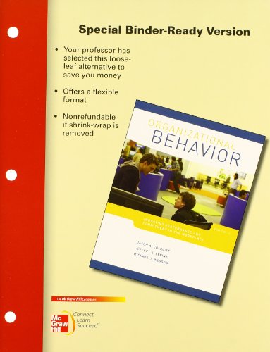 Organizational Behavior + Connect Plus - Click to Buy