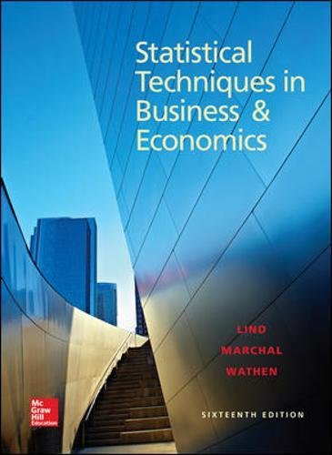 Statistical Techniques in Business & Economics - Click to Buy