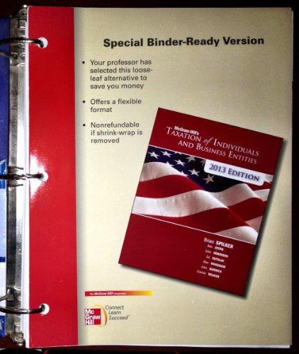 McGraw-Hill's Taxation of Individuals and Business Entities 2013 - Click to Buy