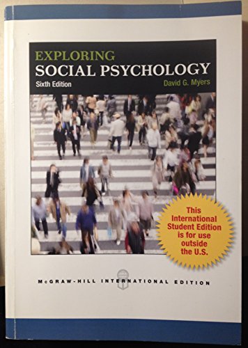Exploring Social Psychology, 6th Edition - Click to Buy