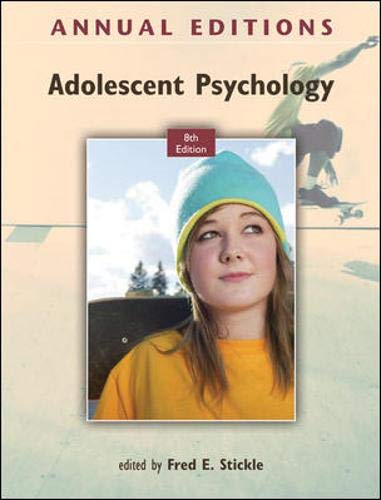 Annual Editions: Adolescent Psychology, 8/e - Click to Buy