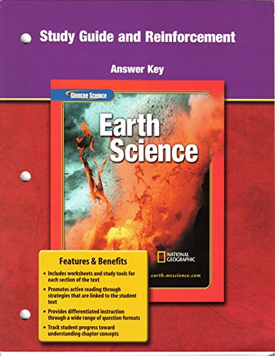 Study Guide and Reinforcement Answer Key for Glencoe Earth Science - Click to Buy