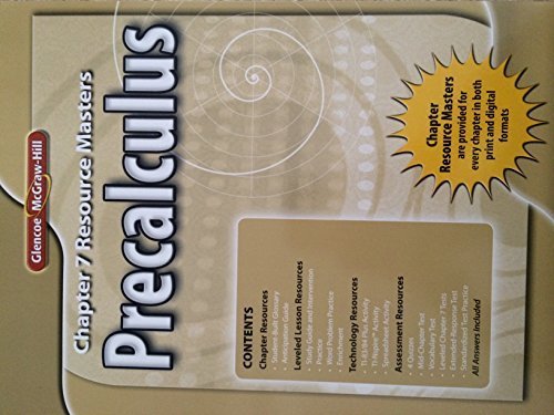 Glencoe Mathematics Pre-Algebra Chapter 7 Resource Masters