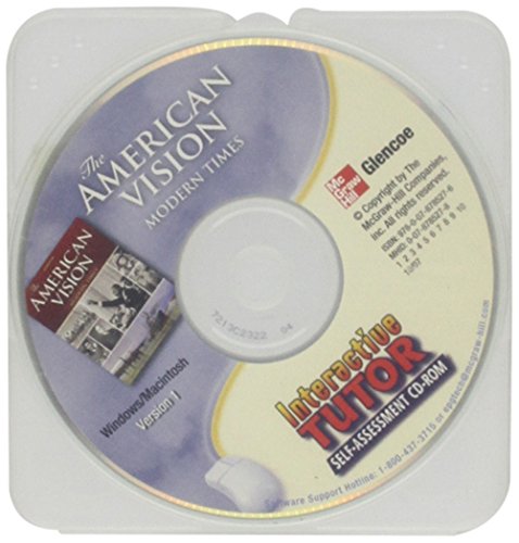 The American Vision: Modern Times, Interactive Tutor Self-assessment - Click to Buy