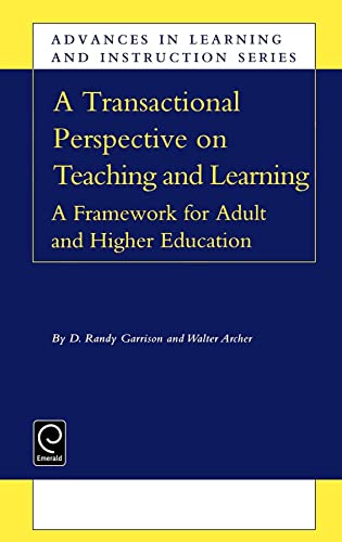Transactional Perspective on Teaching and Learning: A Framework for Adult and Higher Education - Click to Buy