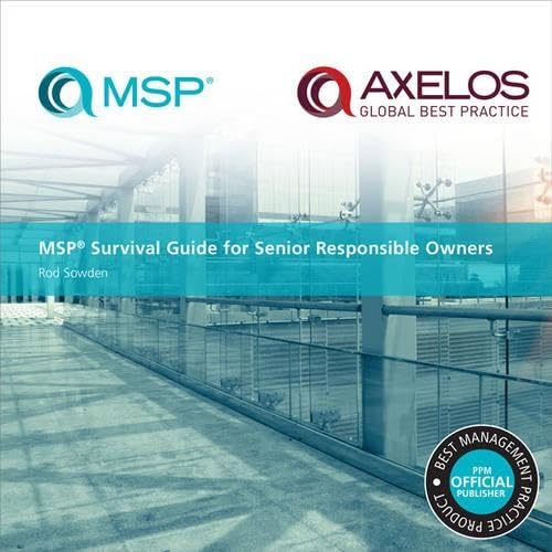 MSP Survival Guide for Senior Responsible Owners - Click to Buy