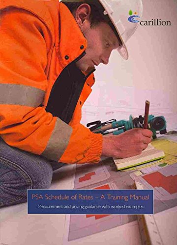 PSA Schedule of Rates - A Training Manual - Click to Buy