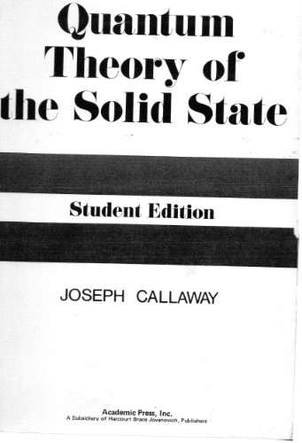 Quantum Theory of the Solid State - Click to Buy
