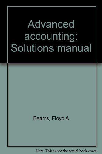 Advanced accounting: Solutions manual - Click to Buy