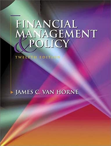 Financial Management and Policy: United States Edition (Prentice Hall Finance Series) - Click to Buy