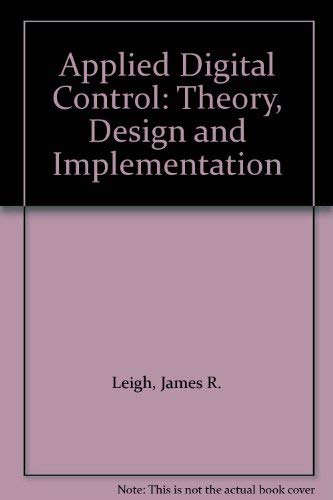 Applied Digital Control: Theory, Design and Implementation - Click to Buy