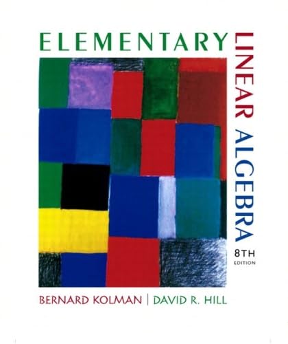 Elementary Linear Algebra