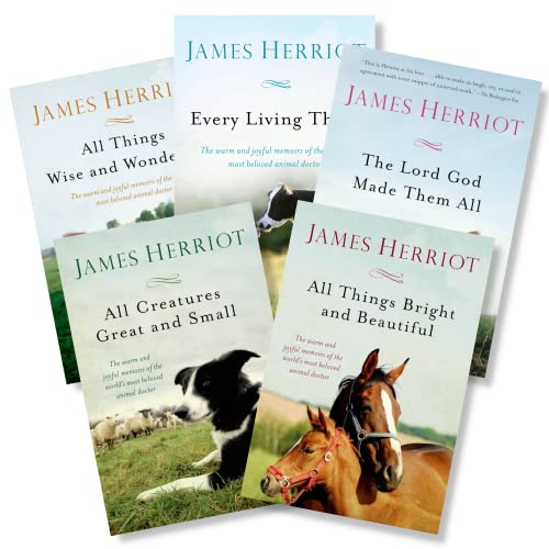 James Herriot's 5 Book Set: All Creatures Great and Small / All Things Bright and Beautiful / All Th - Click to Buy