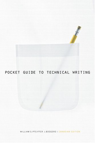 Pocket Guide to Technical Writing Canadian Edition