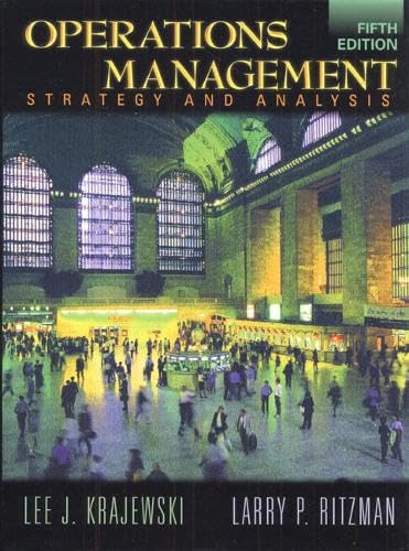 Operations Management: Strategy and Analysis - Click to Buy