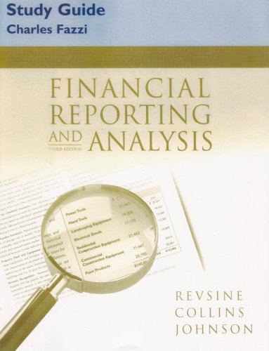 Financial Reporting & Analysis (Study Guide) - Click to Buy