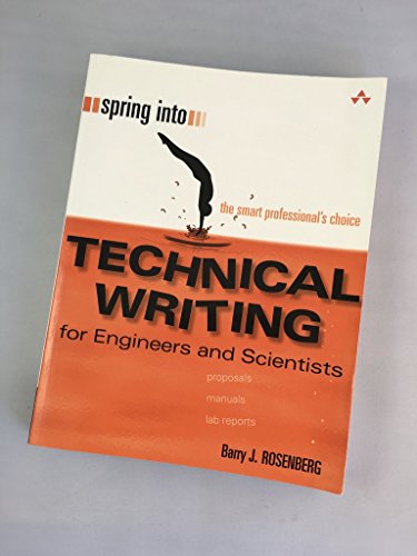 Spring Into Technical Writing for Engineers and Scientists - Click to Buy