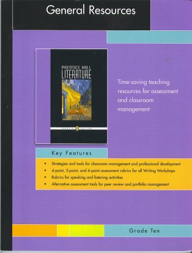 Prentice Hall Literature Penguin Edition General Resources Grade 10 2007c - Click to Buy