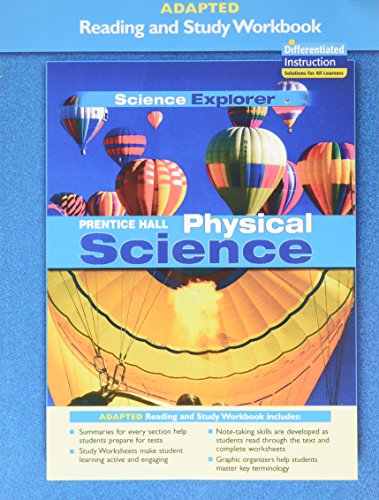 Prentice Hall Science Explorer Physical Science Adapted Reading and Study Workbook - Click to Buy