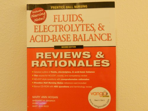 Fluids, Electrolytes & Acid-Base Balance, 2nd Edition (Prentice Hall Nursing Reviews & Rationales) - Click to Buy