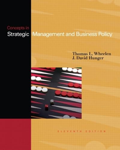 Concepts in Strategic Management and Business Policy, 11th Edition - Click to Buy
