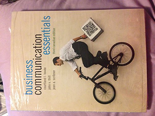 Business Communication Essentials, Third Canadian Edition (3rd Edition) - Click to Buy