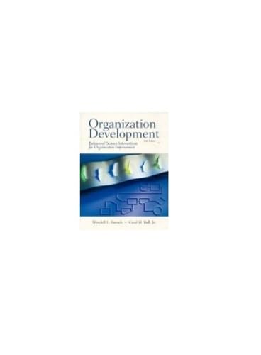 Organization Development: Behavioral Science Interventions for Organization Improvement,6th Edition - Click to Buy