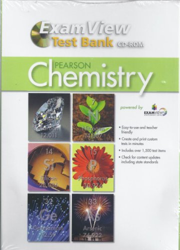 Pearson Chemistry ExamView Test Bank CD-ROM - Click to Buy