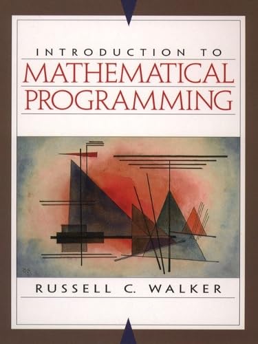 Introduction to Mathematical Programming - Click to Buy