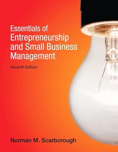 Essentials of Entrepreneurship and Small Business Management - Click to Buy