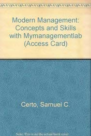 Modern Management Concepts and Skills + Mymanagementlab - Click to Buy
