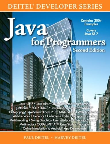 Java¿ for Programmers (2nd Edition) - Click to Buy