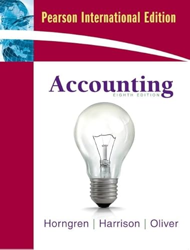 Accounting, Chapters 1-23, Complete Book and Myaccountinglab with Pearson Etext Package