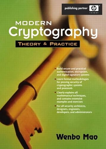 Modern Cryptography: Theory and Practice, 1/e (Hewlett-Packard Professional Books) - Click to Buy
