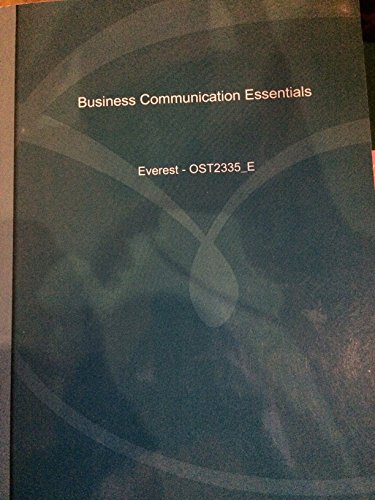 Business Communication Essentials (6th Edition)